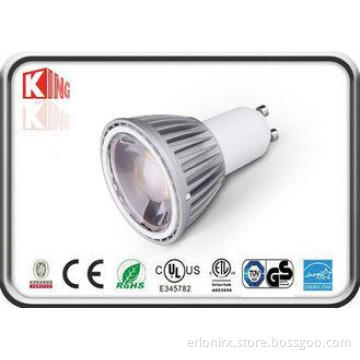 Dimmable GU10 LED Spotlight 5W COB with Die - Casting Alumi
